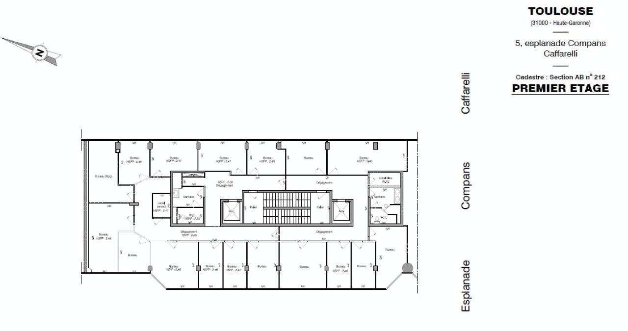 Bureau Toulouse 1197m² Location bureau Toulouse Haute-Garonne OLBUR2427053 17